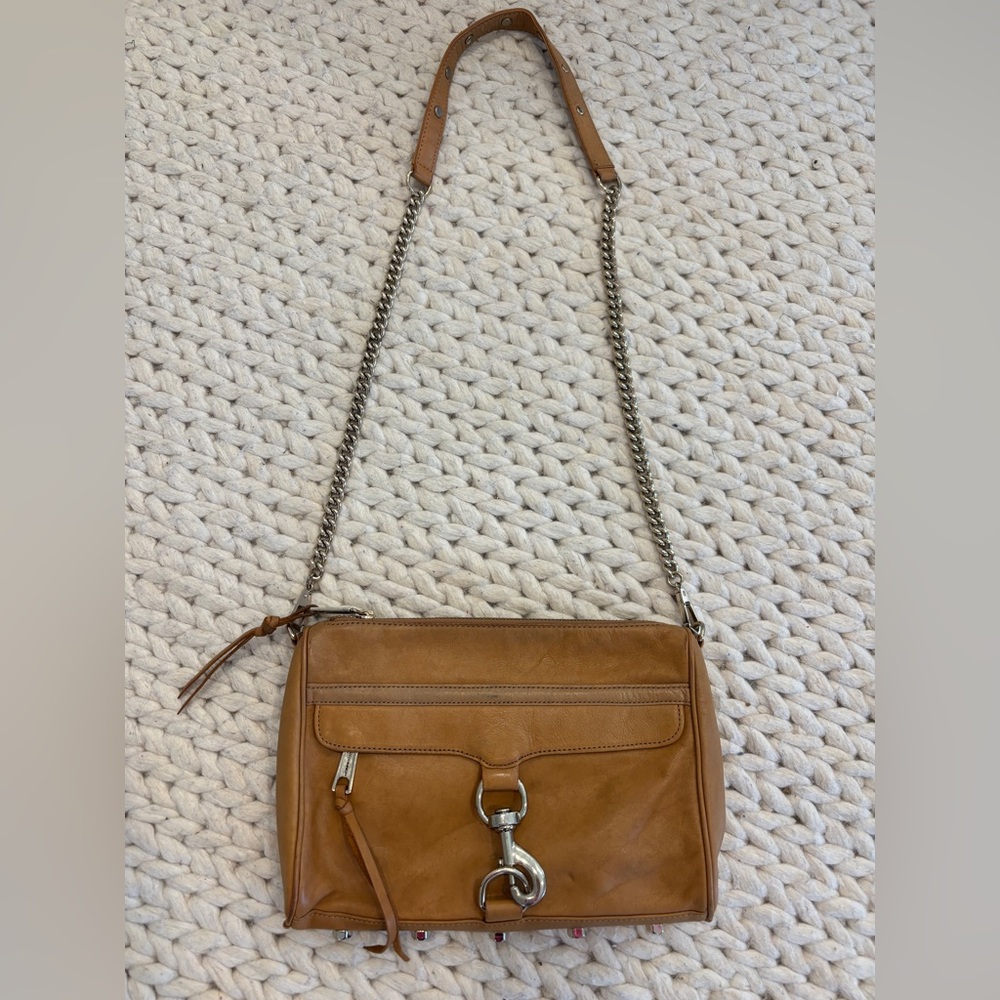 Rebecca Minkoff MAC Clutch in Tawny Leather - Crossbody or Clutch
